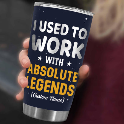 Stainless Steel 20.0 oz Tumbler, Vacuum Insulated Retirement New Job Goodbye Workplace Office Boss, BPA Free