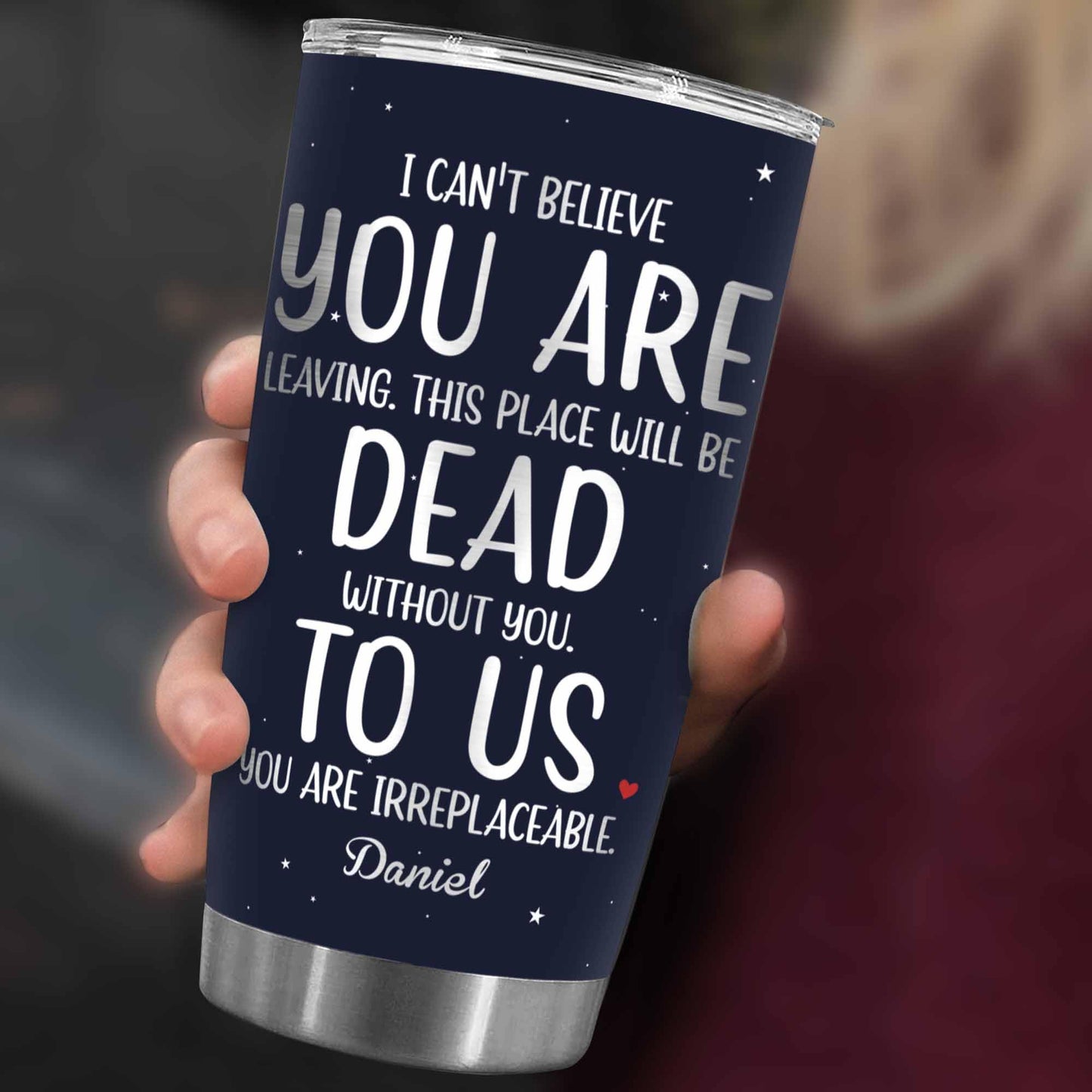 Stainless Steel 20.0 oz Tumbler, Vacuum Insulated Retirement New Job Goodbye Workplace Office Boss, BPA Free