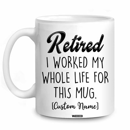 Funny Retirement Gift Mug Retired Not My Problem Any More Mug for Women Men Dad Mom Retired Calendar Mug Coworkers Office Family Idea for Her Nurse Mothers Day Birthday Anniversary Christmas
