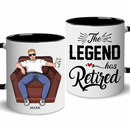 Retirement Gifts Retirement Mug Retired Mug The Legend Has Retired Mug for Women Men Dad Mom Retired Calendar Mug Coworkers Office Family Idea Her Mothers Fathers Day Birthday Christmas