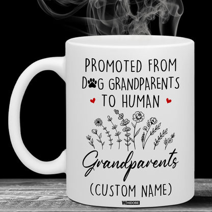 Grandma Gift Mug, New Baby Reveal Gift For Grandma, Grandma To Be From Daughter, Baby Pregnancy Announcement Gift, Cute Mug For Women Woman, New Grandmother, Mothers Day Cup Future Grandma