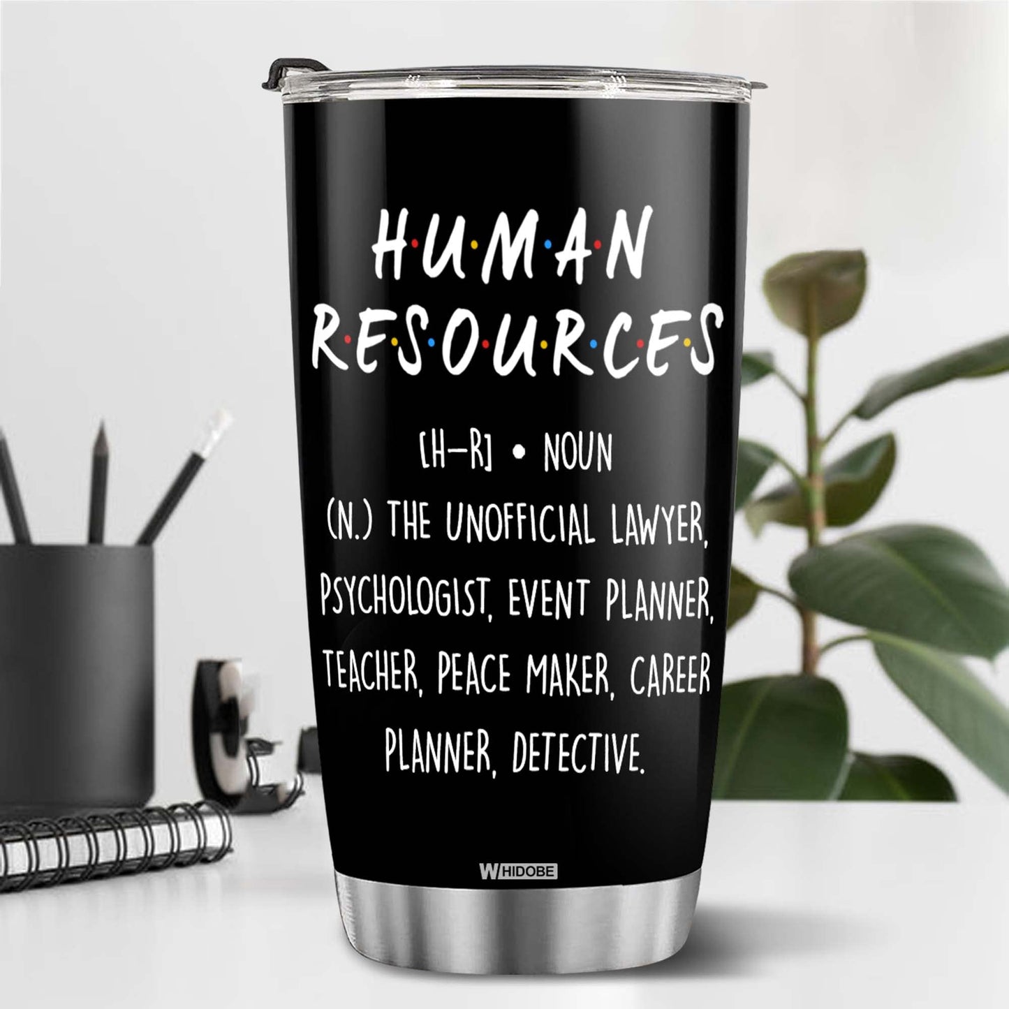 Human Resources Gifts for Women, Men, Dad, Mom, HR Mug, Funny HR Gifts for Women, Human Resources Office Decor, HR Gifts for Coworkers, Gift for HR Accent Black Mug, Mothers Fathers Day