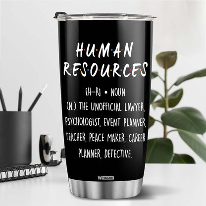 Human Resources Gifts for Women, Men, Dad, Mom, HR Mug, Funny HR Gifts for Women, Human Resources Office Decor, HR Gifts for Coworkers, Gift for HR Accent Black Mug, Mothers Fathers Day