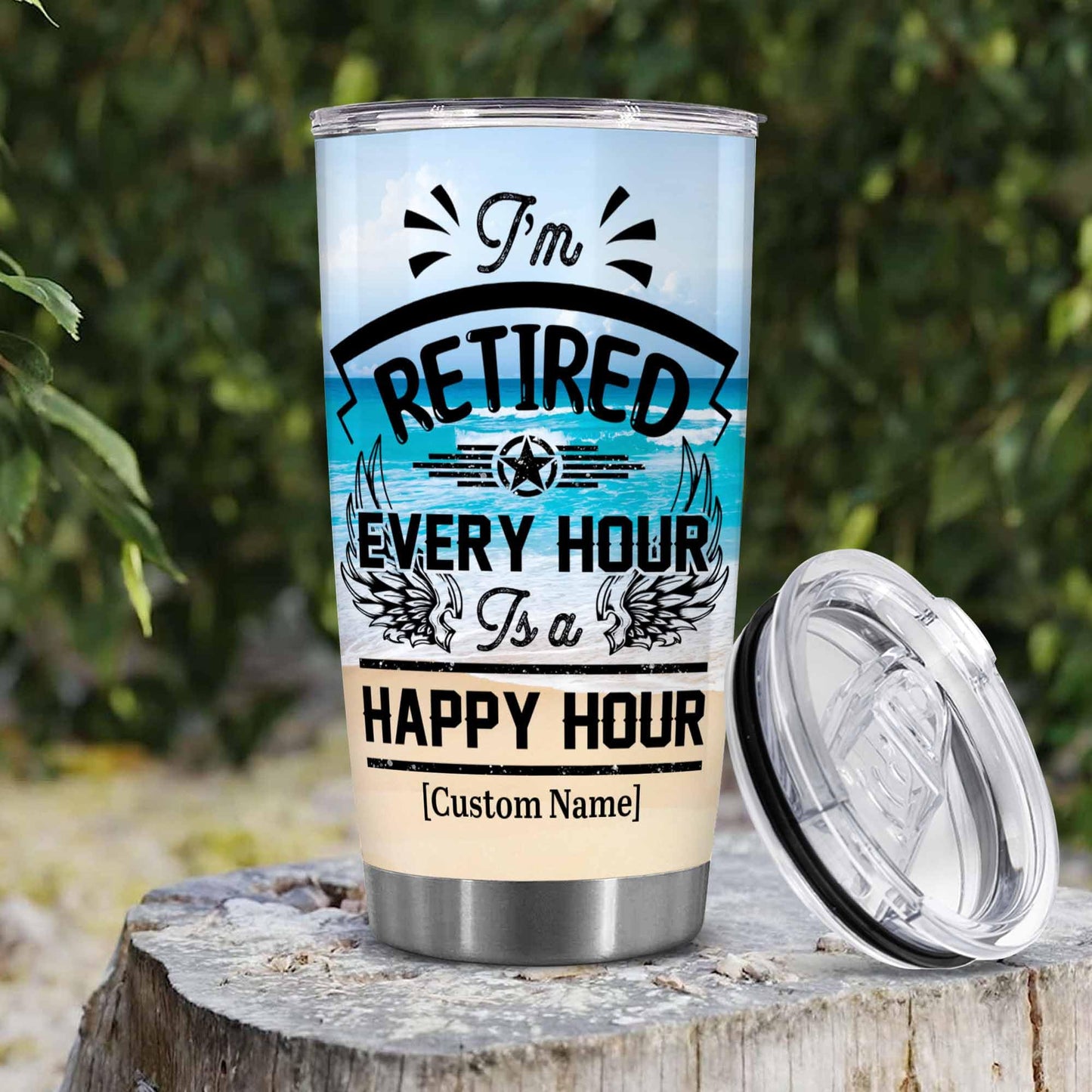 Retirement Gifts - Retirement Tumbler - Retired Not My Problem Any More Tumbler for Women Men Dad Mom Retired Calendar Tumbler Coworkers Idea for Fathers Mothers Day Birthday Christmas 20OZ