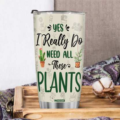 Stainless Steel Gardening Mug, 20 oz, Plant Lover's Tumbler, Insulated Drinking Cup