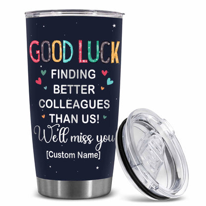 Stainless Steel 20.0 oz Tumbler, Vacuum Insulated Retirement New Job Goodbye Workplace Office Boss, BPA Free