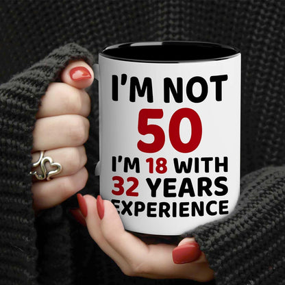 50th Birthday Gifts for Women, Men, Dad, Mom - 1974 Birthday Gifts for Women, 50 Years Old Birthday Gifts Coffee Mug for Wife, Friend, Sister, Her, Him, Brother, Colleague, Coworker, Christmas