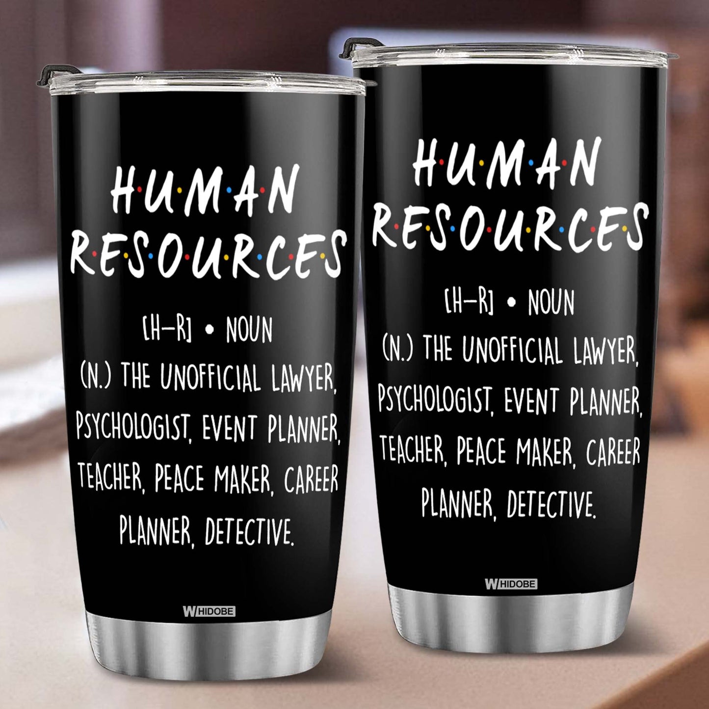 Human Resources Gifts for Women, Men, Dad, Mom, HR Mug, Funny HR Gifts for Women, Human Resources Office Decor, HR Gifts for Coworkers, Gift for HR Accent Black Mug, Mothers Fathers Day