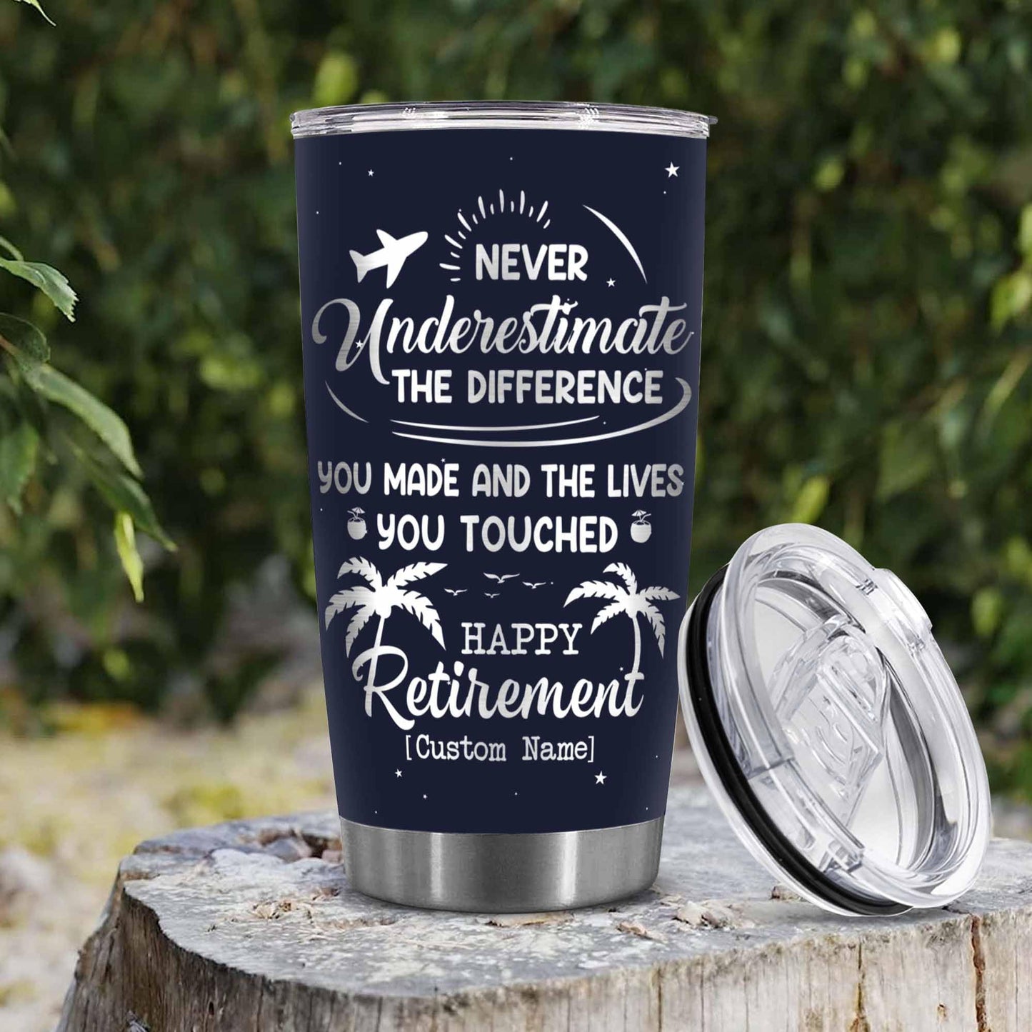 Stainless Steel 20.0 oz Tumbler, Vacuum Insulated Retirement New Job Goodbye Workplace Office Boss, BPA Free