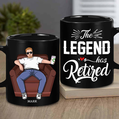 Retirement Gifts Retirement Mug Retired Mug The Legend Has Retired Mug for Women Men Dad Mom Retired Calendar Mug Coworkers Office Family Idea Her Mothers Fathers Day Birthday Christmas