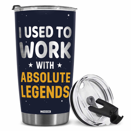 Stainless Steel 20.0 oz Tumbler, Vacuum Insulated Retirement New Job Goodbye Workplace Office Boss, BPA Free