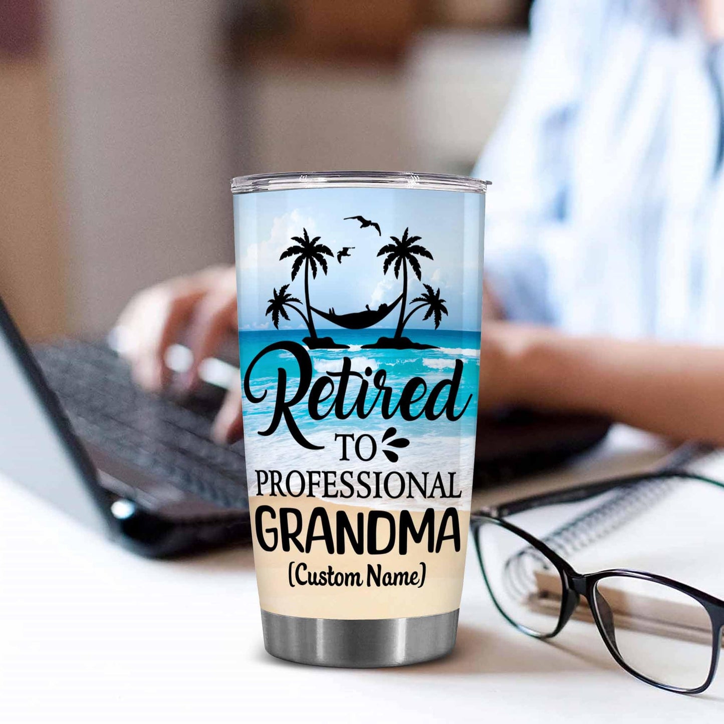 Retirement Gifts - Retirement Tumbler - Retired Not My Problem Any More Tumbler for Women Men Dad Mom Retired Calendar Tumbler Coworkers Idea for Fathers Mothers Day Birthday Christmas 20OZ