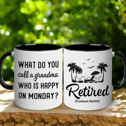 Retirement Gifts for Women Men, Happy Retirement Mug, Retirement Gifts, Farewell Gifts for Coworkers Grandma Grandpa Friends Boss Funny Retirement, Retired Gifts for Christmas, Birthday 11OZ