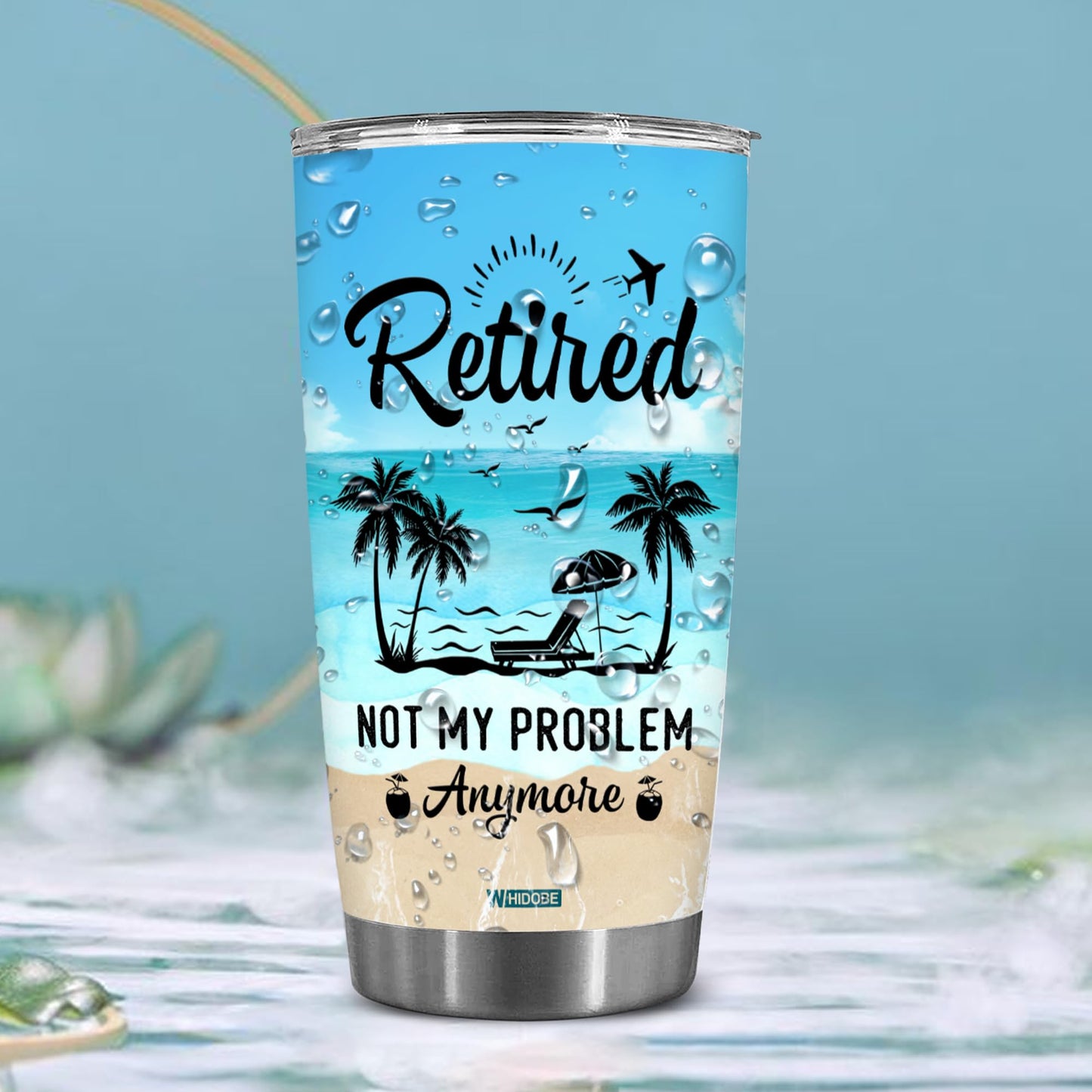 Retirement Gifts - Retirement Tumbler - Retired Not My Problem Any More Tumbler for Women Men Dad Mom Retired Calendar Tumbler Coworkers Idea for Fathers Mothers Day Birthday Christmas 20OZ