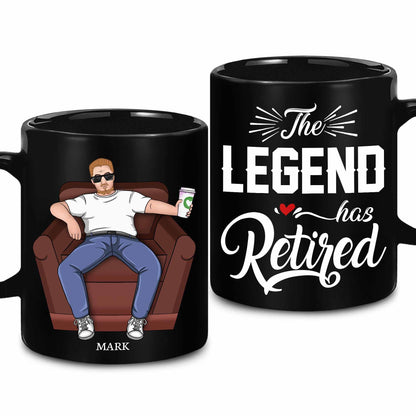 Retirement Gifts Retirement Mug Retired Mug The Legend Has Retired Mug for Women Men Dad Mom Retired Calendar Mug Coworkers Office Family Idea Her Mothers Fathers Day Birthday Christmas