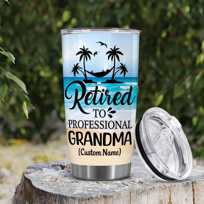 Retirement Gifts - Retirement Tumbler - Retired Not My Problem Any More Tumbler for Women Men Dad Mom Retired Calendar Tumbler Coworkers Idea for Fathers Mothers Day Birthday Christmas 20OZ