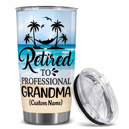 Retirement Gifts - Retirement Tumbler - Retired Not My Problem Any More Tumbler for Women Men Dad Mom Retired Calendar Tumbler Coworkers Idea for Fathers Mothers Day Birthday Christmas 20OZ