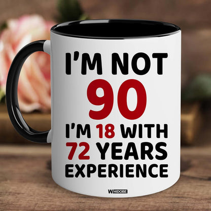 90th Birthday Gifts for Women, Men, Dad, Mom - 1934 Birthday Gifts for Women, 90 Years Old Birthday Gifts Coffee Mug for Wife, Friend, Sister, Her, Him, Brother, Colleague, Coworker, Christmas