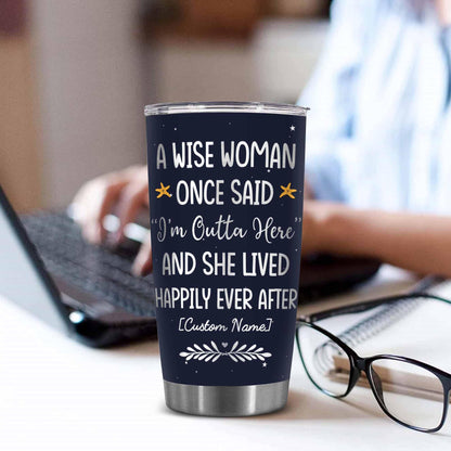 Stainless Steel 20.0 oz Tumbler, Vacuum Insulated Retirement New Job Goodbye Workplace Office Boss, BPA Free