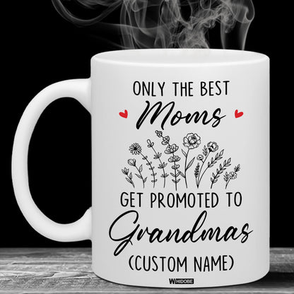 Grandma Gift Mug, New Baby Reveal Gift For Grandma, Grandma To Be From Daughter, Baby Pregnancy Announcement Gift, Cute Mug For Women Woman, New Grandmother, Mothers Day Cup Future Grandma