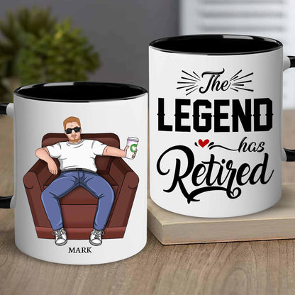Retirement Gifts Retirement Mug Retired Mug The Legend Has Retired Mug for Women Men Dad Mom Retired Calendar Mug Coworkers Office Family Idea Her Mothers Fathers Day Birthday Christmas