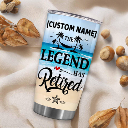 Retirement Gifts - Retirement Tumbler - Retired Not My Problem Any More Tumbler for Women Men Dad Mom Retired Calendar Tumbler Coworkers Idea for Fathers Mothers Day Birthday Christmas 20OZ