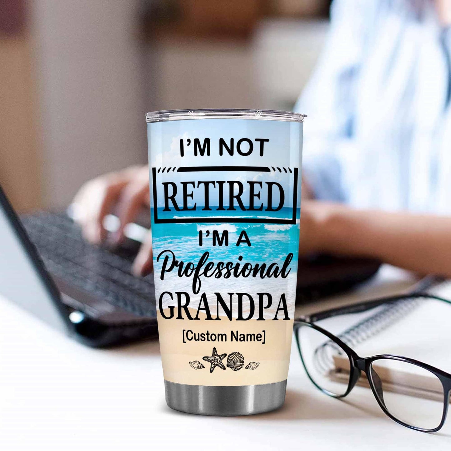 Retirement Gifts - Retirement Tumbler - Retired Not My Problem Any More Tumbler for Women Men Dad Mom Retired Calendar Tumbler Coworkers Idea for Fathers Mothers Day Birthday Christmas 20OZ