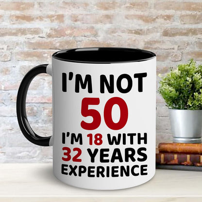 50th Birthday Gifts for Women, Men, Dad, Mom - 1974 Birthday Gifts for Women, 50 Years Old Birthday Gifts Coffee Mug for Wife, Friend, Sister, Her, Him, Brother, Colleague, Coworker, Christmas
