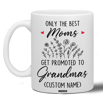 Grandma Gift Mug, New Baby Reveal Gift For Grandma, Grandma To Be From Daughter, Baby Pregnancy Announcement Gift, Cute Mug For Women Woman, New Grandmother, Mothers Day Cup Future Grandma
