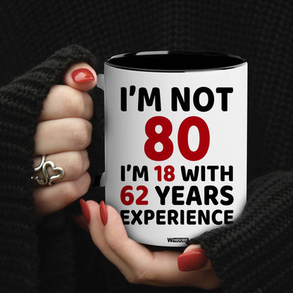 80th Birthday Gifts for Women, Men, Dad, Mom - 1944 Birthday Gifts for Women, 80 Years Old Birthday Gifts Coffee Mug for Wife, Friend, Sister, Her, Brother, Colleague, Coworker, Christmas