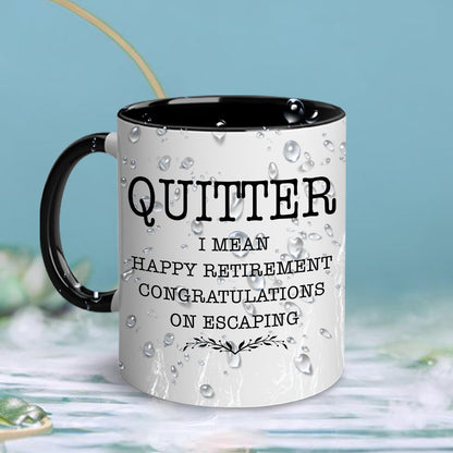 Retirement Gifts for Men Women - Quitter Gifts for Boss, Manager, Coworkers Office, Colleague, Goodbye, Farewell, Coworkers Leaving, Going Away for Coworker, Retirement Cup, Retired Mug 11oz