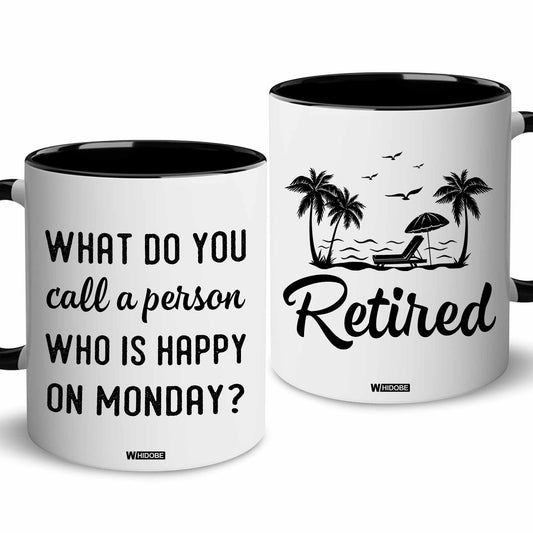 Retirement Gifts for Women Men, Happy Retirement Mug, Retirement Gifts, Farewell Gifts for Coworkers Grandma Grandpa Friends Boss Funny Retirement, Retired Gifts for Christmas, Birthday 11OZ