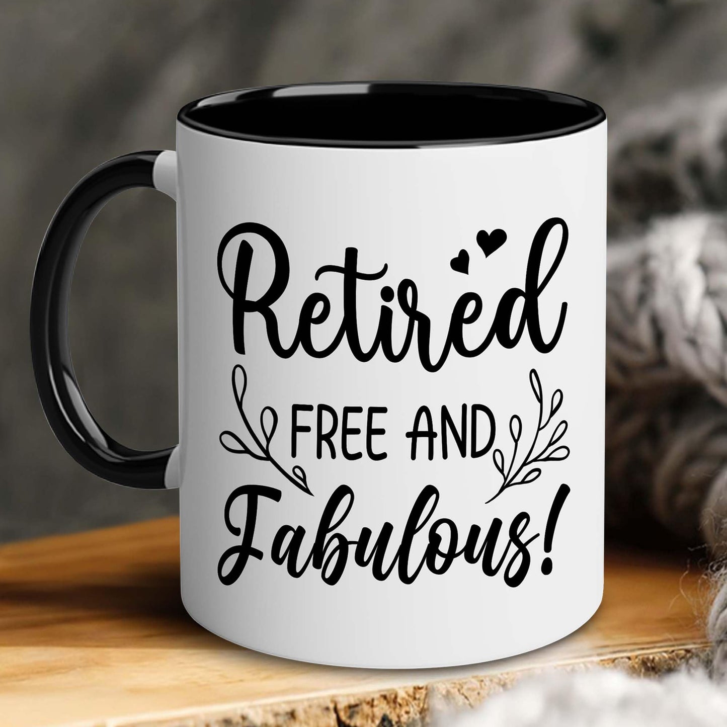 Retirement Gifts for Women - Retirement Mug - Happy Retired Gifts - Happy Retirement Gifts for Friends, Boss, Retired Free And Fabulous for Coworker, Teacher, Nurse, Mom, Grandma Mug 11OZ