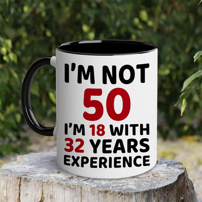 50th Birthday Gifts for Women, Men, Dad, Mom - 1974 Birthday Gifts for Women, 50 Years Old Birthday Gifts Coffee Mug for Wife, Friend, Sister, Her, Him, Brother, Colleague, Coworker, Christmas