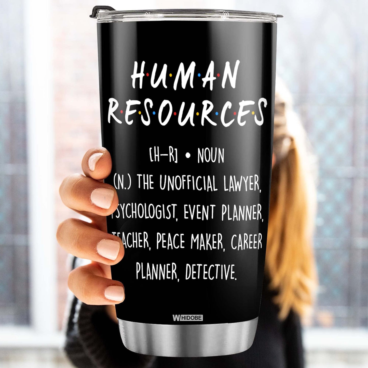 Human Resources Gifts for Women, Men, Dad, Mom, HR Mug, Funny HR Gifts for Women, Human Resources Office Decor, HR Gifts for Coworkers, Gift for HR Accent Black Mug, Mothers Fathers Day