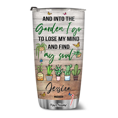Stainless Steel Gardening Mug, 20 oz, Plant Lover's Tumbler, Insulated Drinking Cup