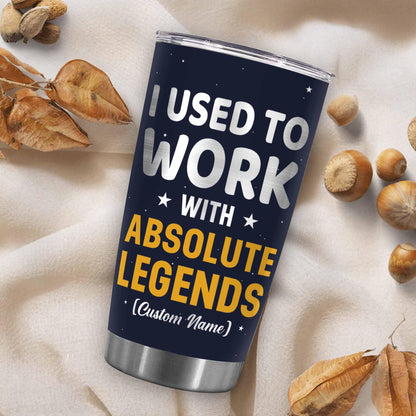 Stainless Steel 20.0 oz Tumbler, Vacuum Insulated Retirement New Job Goodbye Workplace Office Boss, BPA Free