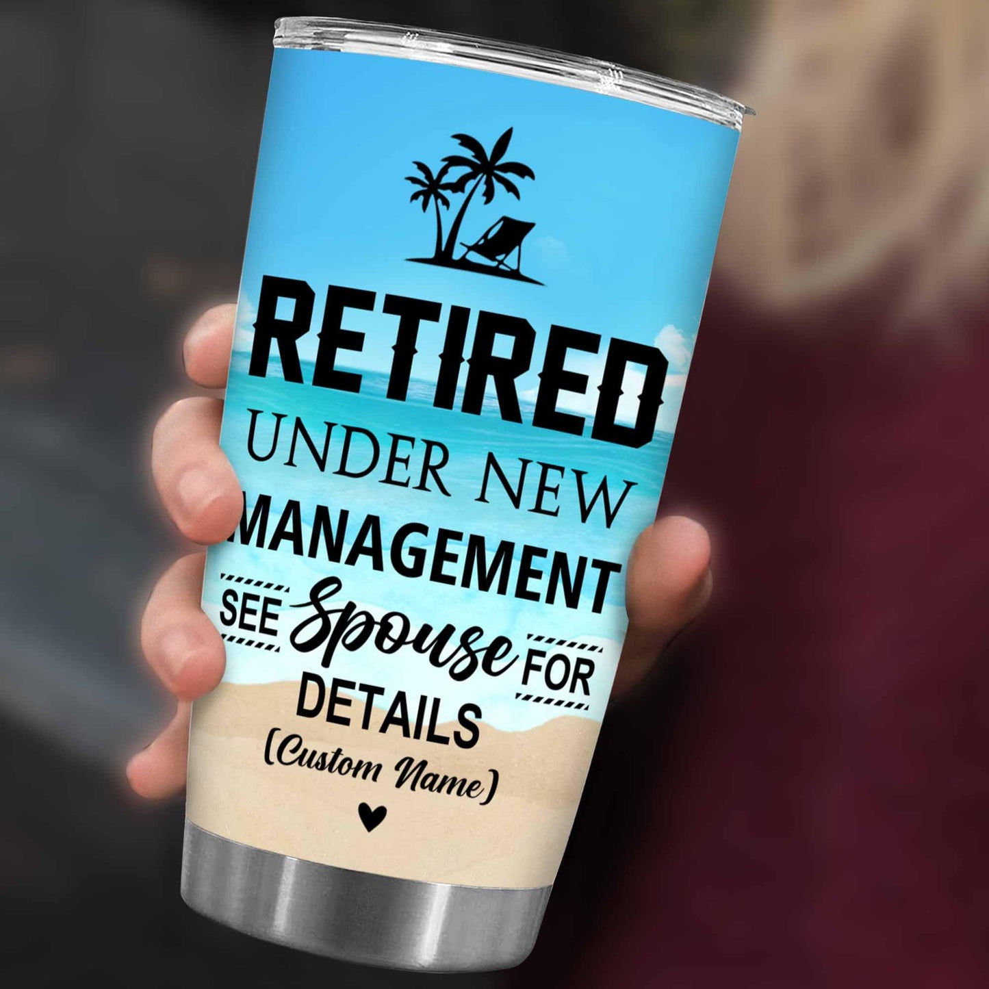 Retirement Gifts - Retirement Tumbler - Retired Not My Problem Any More Tumbler for Women Men Dad Mom Retired Calendar Tumbler Coworkers Idea for Fathers Mothers Day Birthday Christmas 20OZ