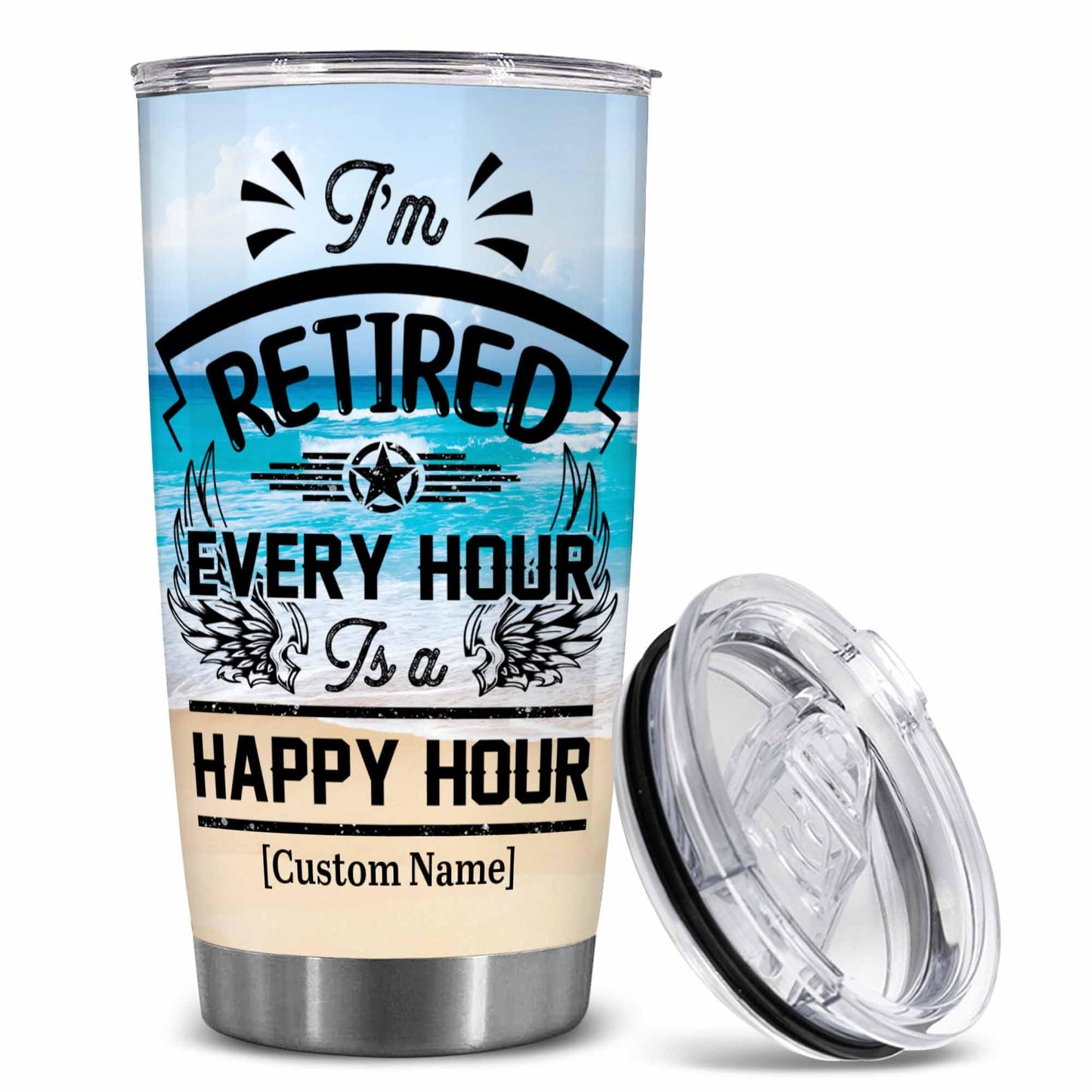Retirement Gifts - Retirement Tumbler - Retired Not My Problem Any More Tumbler for Women Men Dad Mom Retired Calendar Tumbler Coworkers Idea for Fathers Mothers Day Birthday Christmas 20OZ