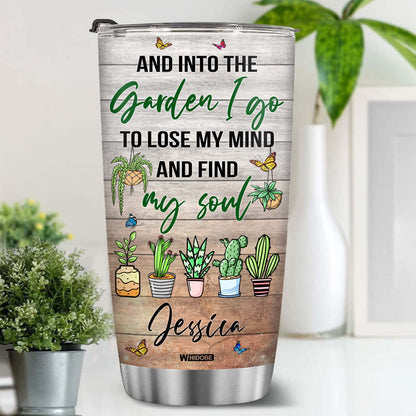 Stainless Steel Gardening Mug, 20 oz, Plant Lover's Tumbler, Insulated Drinking Cup