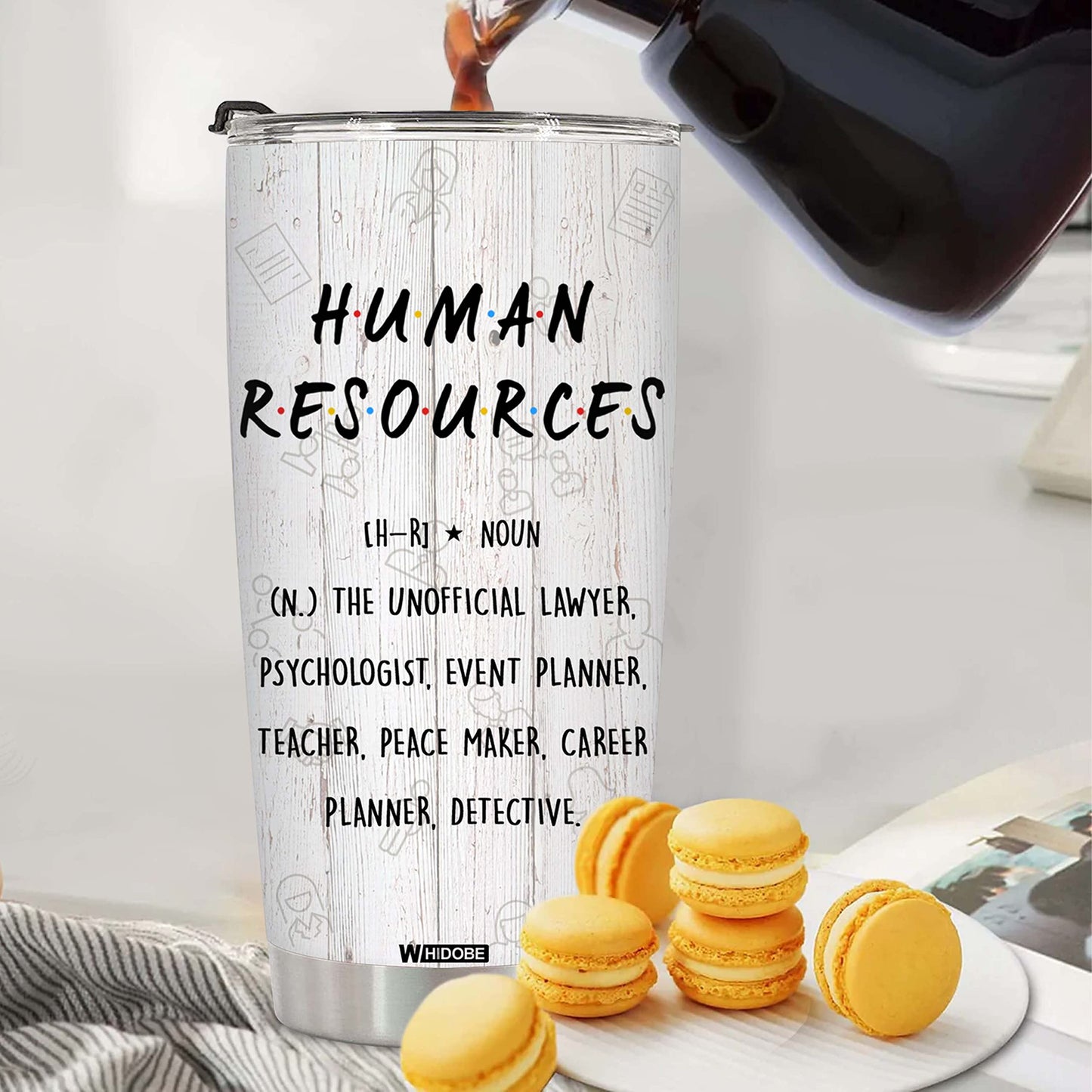 Human Resources Gifts for Women, Men, Dad, Mom, HR Mug, Funny HR Gifts for Women, Human Resources Office Decor, HR Gifts for Coworkers, Gift for HR Accent Black Mug, Mothers Fathers Day